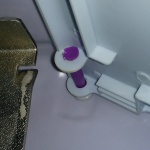 Mini-fridge Pin in Use